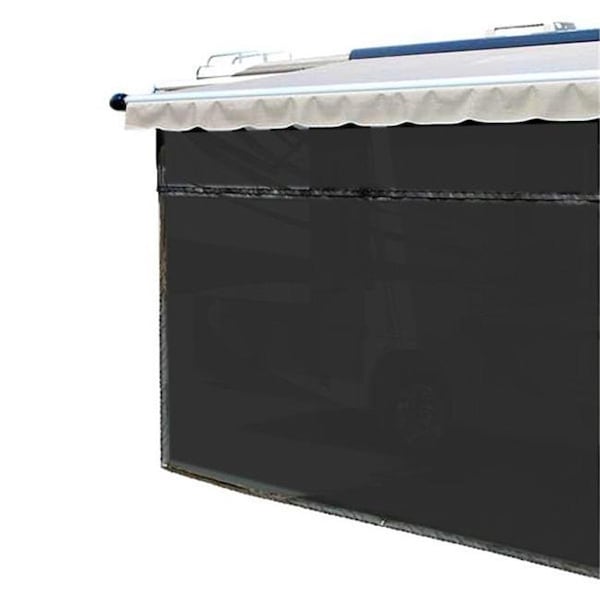 Carefree Colarado Carefree Colarado 701709 ZipBlocker 17 x 9 ft. Polyester Black Vinyl Coating Patio Awning Front Sun Block Panel C6F-701709 - main